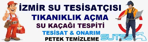 İzmir konak su tesisatçısı