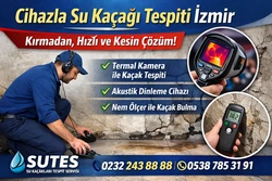 İzmir su kaçak tespiti