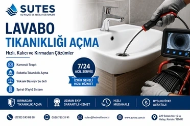 lavabo açma İzmir sutes